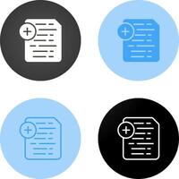 Document Insert Icon Vector Icon
