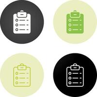 List Check Vector Icon