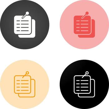 documento anotación vector icono