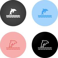 Dolphin Vector Icon