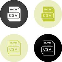 CSV Vector Icon