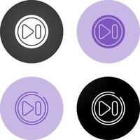 Next Track Button Vector Icon