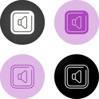 Speaker Square Vector Icon