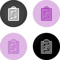 Clipboard Vector Icon