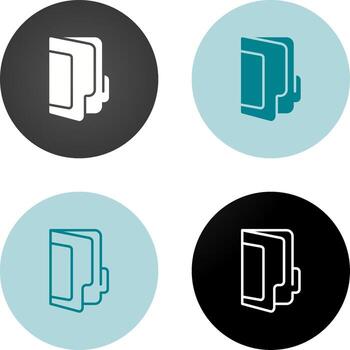 icono de vector de carpeta