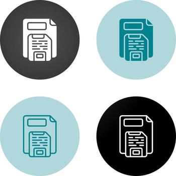 salvar botón vector icono