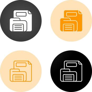 icono de vector de carpeta