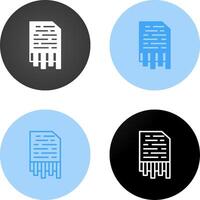 Shredding Vector Icon