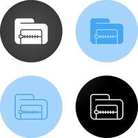 Zip File Vector Icon