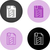 Document Vector Icon