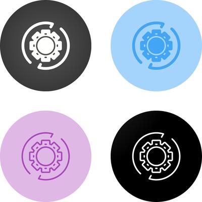 Settings Gear Vector Icon