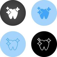 icono de vector de dientes