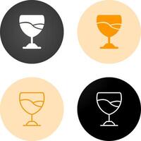 icono de vector de copa de vino