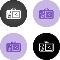 icono de vector de cámara dslr