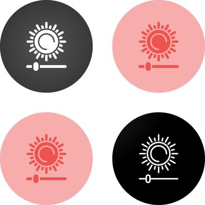 Brightness And Contrast Vector Icon