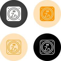 zinc vector icono