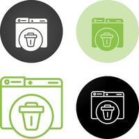 Trash Can Vector Icon