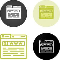 World Wide Web Vector Icon