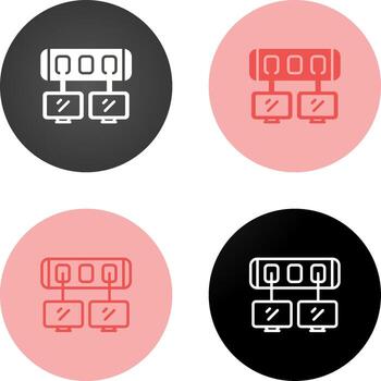 icono de vector de interruptor de red