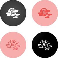 Cloudy Night Vector Icon