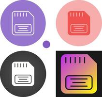 Memory Card Vector Icon