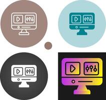 Video Editing Vector Icon