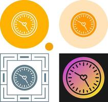 Love clock Vector Icon