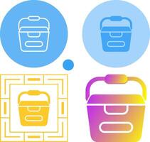 Portable water container Vector Icon