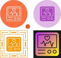 Heart Rate Monitor Vector Icon