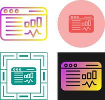 Social Media Analytics Vector Icon