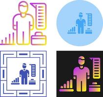 HR Analytics Vector Icon