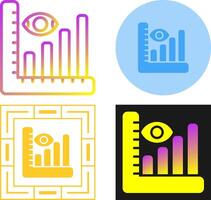 descriptivo analítica vector icono