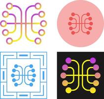 Neural Networks Vector Icon