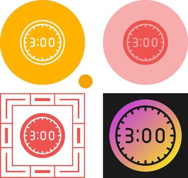 Clock Vector Icon