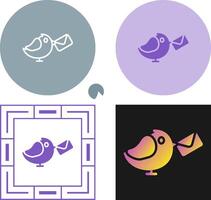 Carrier Pigeon Vector Icon