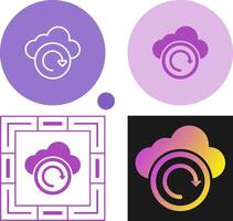 Cloud Backup Vector Icon