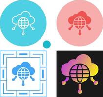 Public Cloud Vector Icon