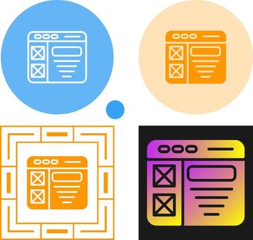 Wireframe Vector Icon