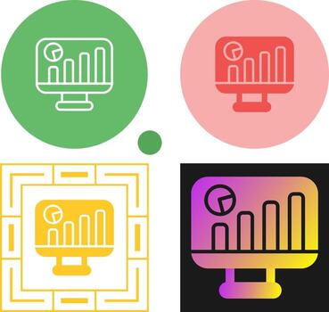 Data driven Design Vector Icon