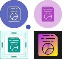 Document Insert Diagram Vector Icon