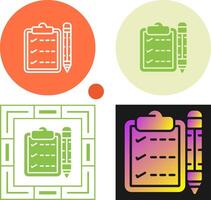 Writing pad Vector Icon