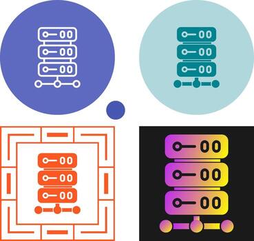 icono de vector de base de datos