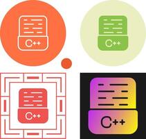 icono de vector de lenguaje de programación