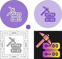 Data Mining Vector Icon
