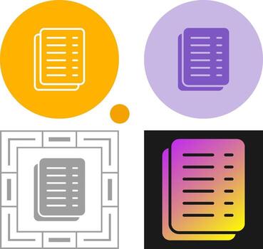 Document Vector Icon