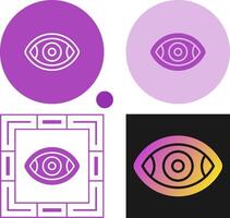 icono de vector de ojo