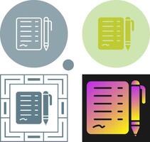 Document Signed Vector Icon