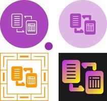 Document Workflow Vector Icon