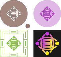 Cluster Server Vector Icon