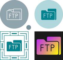 FTP Access Vector Icon